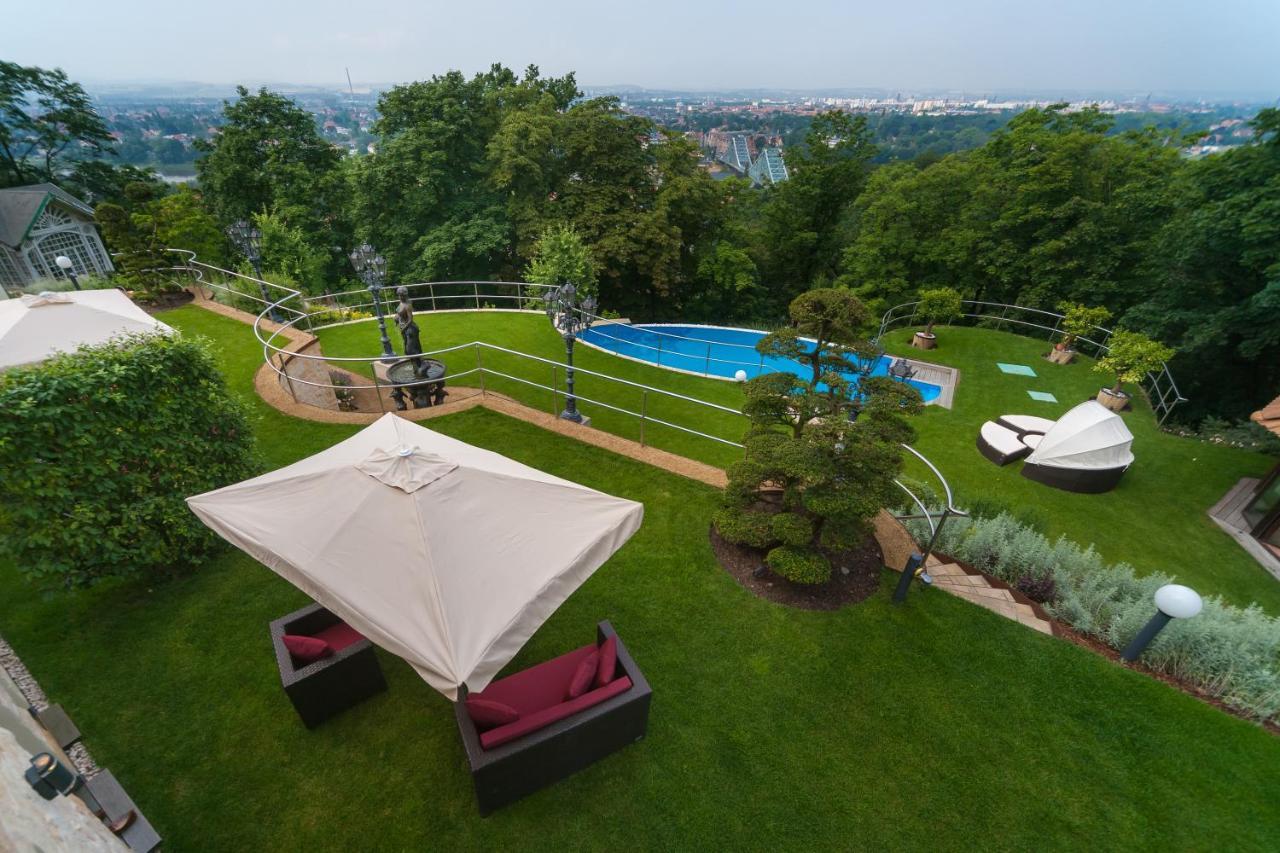 Villa Via Lapis - Panoramablick Uber Dresden - Garten - Pool - Sauna - Luxus Экстерьер фото